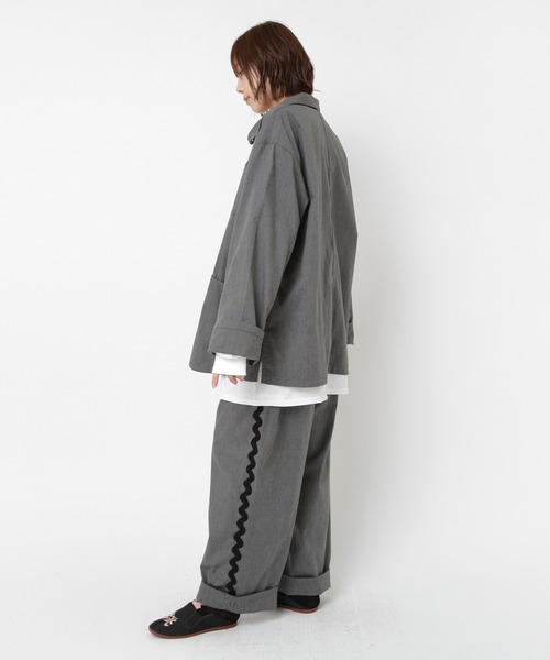 RNA(アールエヌエー)の「R4406 PINKMOTEL ウェーブテープパンツ(その他パンツ・レディース・ワンウォッシュ/グレー・MEDIUM)」の15枚目の写真