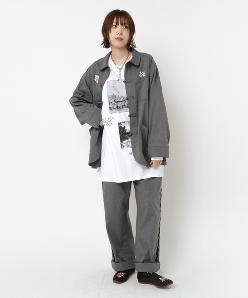 RNA(アールエヌエー)の「R4406 PINKMOTEL ウェーブテープパンツ(その他パンツ・レディース・ワンウォッシュ/グレー・MEDIUM)」の14枚目の写真