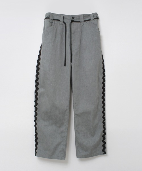 RNA(アールエヌエー)の「R4406 PINKMOTEL ウェーブテープパンツ(その他パンツ・レディース・ワンウォッシュ/グレー・MEDIUM)」の6枚目の写真