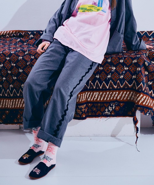 RNA(アールエヌエー)の「R4406 PINKMOTEL ウェーブテープパンツ(その他パンツ・レディース・ワンウォッシュ/グレー・MEDIUM)」の21枚目の写真