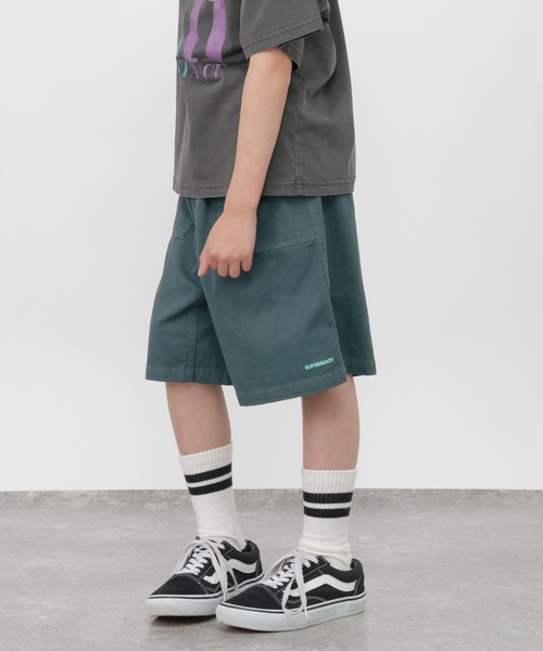 GLOBAL WORK（グローバルワーク）の「ピグメントベイカーショーツ/キッズ/665684（その他パンツ・キッズ・ベージュ/ダークグレー/ブラウン系その他6/ブルー系その他4/グリーン系その他6・140cm/150cm/130cm/160cm）」の5枚目の写真