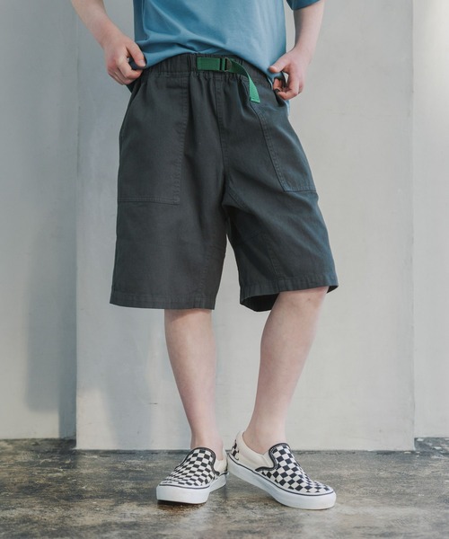 GLOBAL WORK（グローバルワーク）の「ピグメントベイカーショーツ/キッズ/665684（その他パンツ・キッズ・ベージュ/ダークグレー/ブラウン系その他6/ブルー系その他4/グリーン系その他6・140cm/150cm/130cm/160cm）」の2枚目の写真