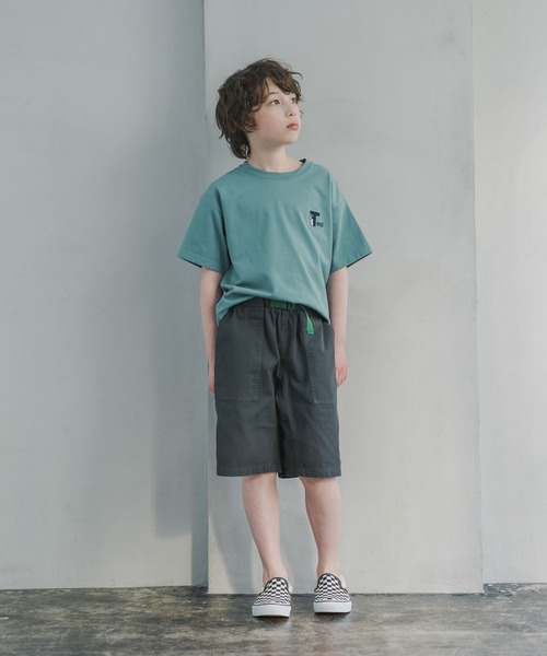 GLOBAL WORK（グローバルワーク）の「ピグメントベイカーショーツ/キッズ/665684（その他パンツ・キッズ・ベージュ/ダークグレー/ブラウン系その他6/ブルー系その他4/グリーン系その他6・140cm/150cm/130cm/160cm）」の19枚目の写真