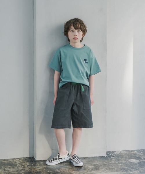 GLOBAL WORK（グローバルワーク）の「ピグメントベイカーショーツ/キッズ/665684（その他パンツ・キッズ・ベージュ/ダークグレー/ブラウン系その他6/ブルー系その他4/グリーン系その他6・140cm/150cm/130cm/160cm）」の21枚目の写真