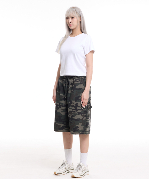 CREAM SODA LAB(クリームソーダラボ)の「レディーススタンダードフィットクロップ半袖Tシャツホワイト(Tシャツ/カットソー・レディース・その他・1(S)/2(M))」の3枚目の写真