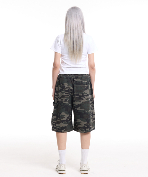 CREAM SODA LAB(クリームソーダラボ)の「レディーススタンダードフィットクロップ半袖Tシャツホワイト(Tシャツ/カットソー・レディース・その他・1(S)/2(M))」の4枚目の写真