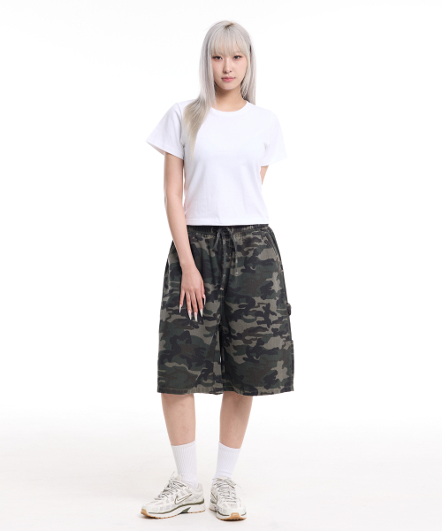 CREAM SODA LAB(クリームソーダラボ)の「レディーススタンダードフィットクロップ半袖Tシャツホワイト(Tシャツ/カットソー・レディース・その他・1(S)/2(M))」の6枚目の写真