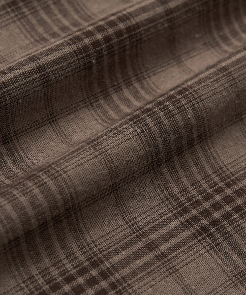 EXCONTAINER（エックスコンテナ）の「ヴィンテージチェッククロップシャツ(BROWN)（シャツ/ブラウス・メンズ・その他・MEDIUM/LARGE/X-LARGE）」の6枚目の写真
