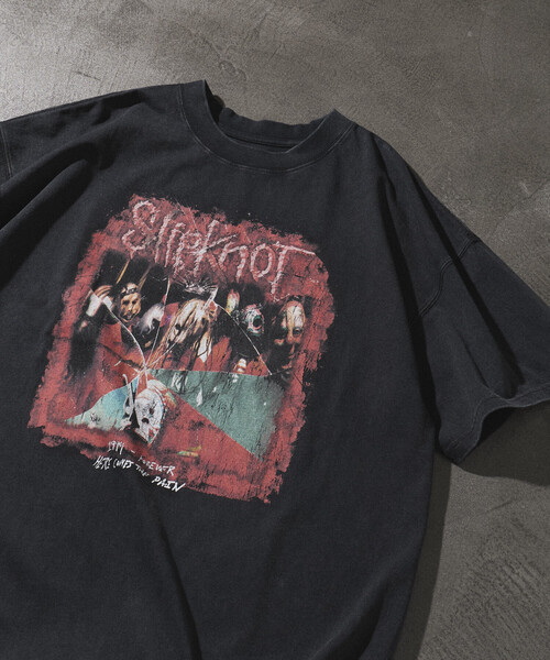 セール】【EXCLUSIVE】ヴィンテージライク Slipknot バックプリントT