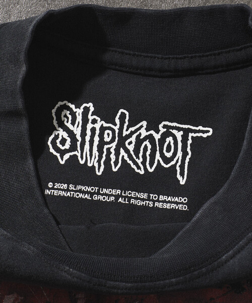 FREAK'S STORE(フリークスストア)の「【EXCLUSIVE】ヴィンテージライク Slipknot バックプリントTシャツ/スリップノット(Tシャツ/カットソー・メンズ・ブラック・MEDIUM/LARGE/X-LARGE)」の9枚目の写真