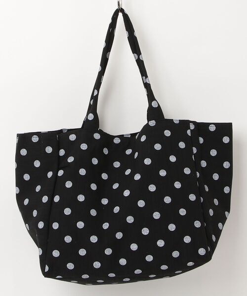 Rohwel(ローウェル)の「Oversized Dot Tote Bag / オーバーサイズドットトートバッグ(トートバッグ・レディース・ホワイト/ブラック・FREE)」の21枚目の写真