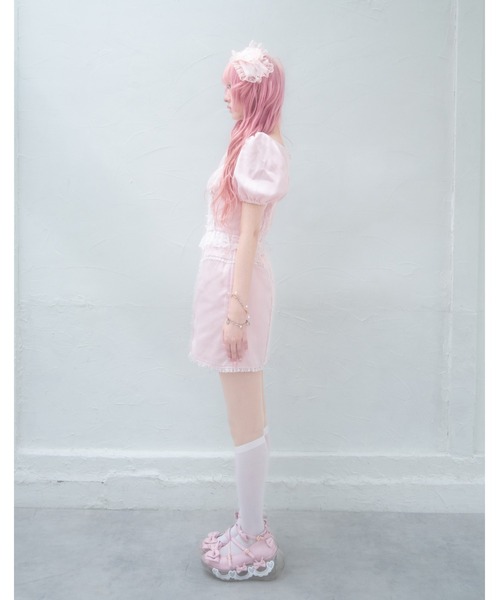 Fiorforte（フィオルフォルテ）の「lingerie onepiece（ワンピース・レディース・ピンク/ホワイト・M/S）」の9枚目の写真
