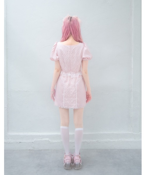 Fiorforte（フィオルフォルテ）の「lingerie onepiece（ワンピース・レディース・ピンク/ホワイト・M/S）」の10枚目の写真