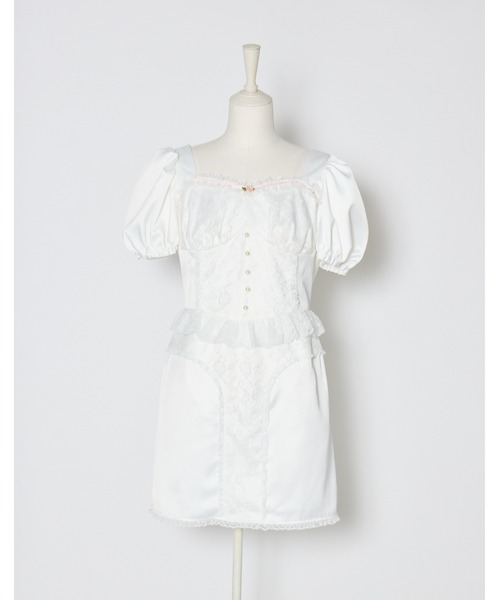 Fiorforte（フィオルフォルテ）の「lingerie onepiece（ワンピース・レディース・ピンク/ホワイト・M/S）」の22枚目の写真