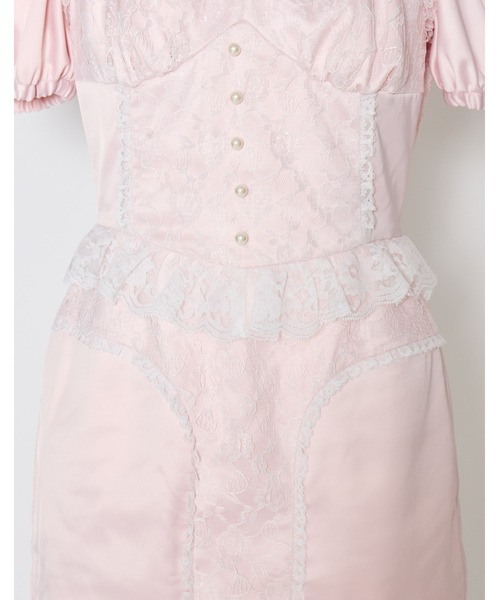 Fiorforte（フィオルフォルテ）の「lingerie onepiece（ワンピース・レディース・ピンク/ホワイト・M/S）」の17枚目の写真