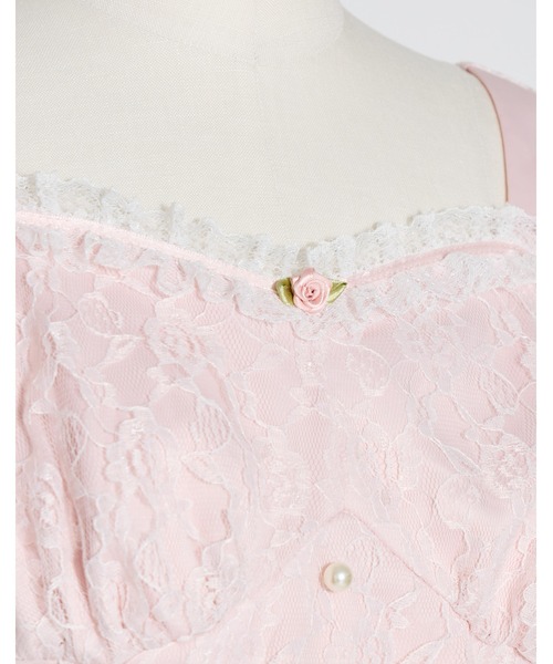 Fiorforte（フィオルフォルテ）の「lingerie onepiece（ワンピース・レディース・ピンク/ホワイト・M/S）」の16枚目の写真