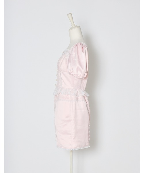 Fiorforte（フィオルフォルテ）の「lingerie onepiece（ワンピース・レディース・ピンク/ホワイト・M/S）」の12枚目の写真