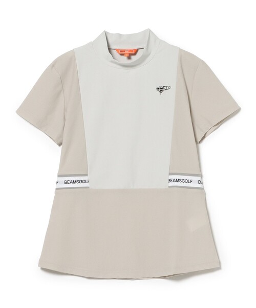 BEAMS GOLF(ビームスゴルフ)の「ORANGE LABEL / ウエスト切り替え モックネックシャツ(UVカット)(スウェット・レディース・ミント/ブラウン系その他2/ブラック・LARGE/MEDIUM/SMALL)」の13枚目の写真