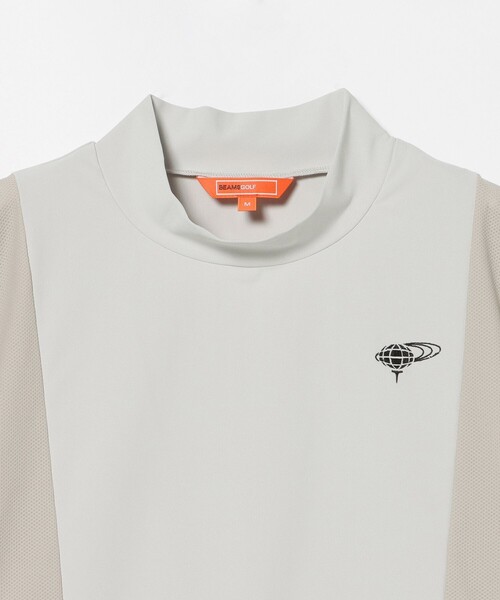 BEAMS GOLF(ビームスゴルフ)の「ORANGE LABEL / ウエスト切り替え モックネックシャツ(UVカット)(スウェット・レディース・ミント/ブラウン系その他2/ブラック・LARGE/MEDIUM/SMALL)」の14枚目の写真