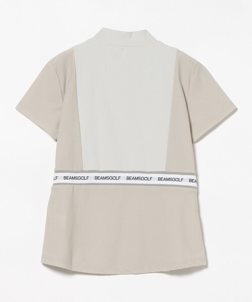 BEAMS GOLF(ビームスゴルフ)の「ORANGE LABEL / ウエスト切り替え モックネックシャツ(UVカット)(スウェット・レディース・ミント/ブラウン系その他2/ブラック・LARGE/MEDIUM/SMALL)」の15枚目の写真