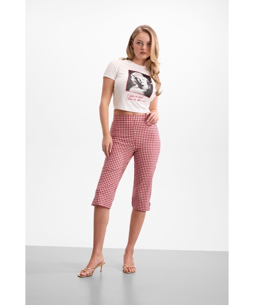 Guess(ゲス)の「MARILYN Crop Tee マリリン・モンロー Collection Tシャツ 半袖(Tシャツ/カットソー・レディース・ブラック/ホワイト・LARGE/MEDIUM/SMALL/X-SMALL)」の5枚目の写真