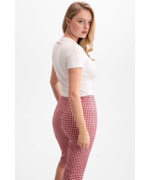 Guess(ゲス)の「MARILYN Crop Tee マリリン・モンロー Collection Tシャツ 半袖(Tシャツ/カットソー・レディース・ブラック/ホワイト・LARGE/MEDIUM/SMALL/X-SMALL)」の4枚目の写真