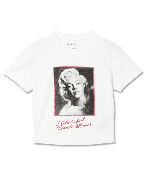 Guess(ゲス)の「MARILYN Crop Tee マリリン・モンロー Collection Tシャツ 半袖(Tシャツ/カットソー・レディース・ブラック/ホワイト・LARGE/MEDIUM/SMALL/X-SMALL)」の9枚目の写真