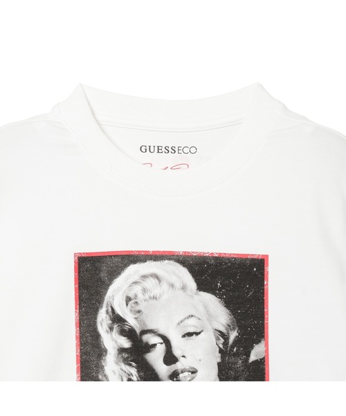 Guess(ゲス)の「MARILYN Crop Tee マリリン・モンロー Collection Tシャツ 半袖(Tシャツ/カットソー・レディース・ブラック/ホワイト・LARGE/MEDIUM/SMALL/X-SMALL)」の13枚目の写真