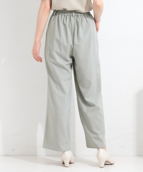 SHOO・LA・RUE(シューラルー)の「【S-LL】さらっとはける 麻調タックワイドパンツ(その他パンツ・レディース・グレー/ライトベージュ/ブラック・04/03/02/01)」の5枚目の写真