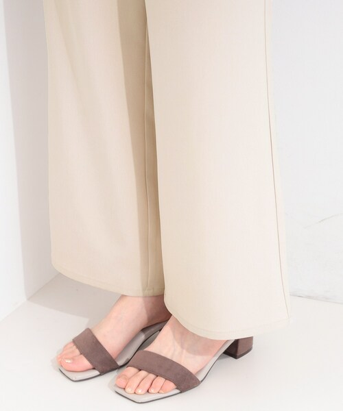 SHOO・LA・RUE(シューラルー)の「【S-LL】さらっとはける 麻調タックワイドパンツ(その他パンツ・レディース・グレー/ライトベージュ/ブラック・04/03/02/01)」の22枚目の写真