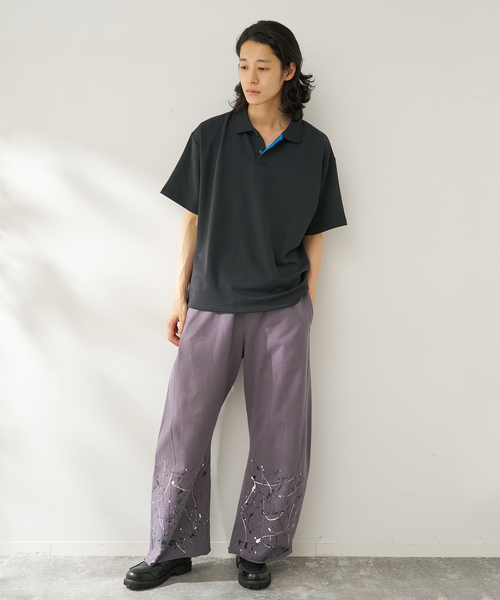 B.C STOCK（ベーセーストック）の「3D バギーテンジクペイントパンツ（その他パンツ・メンズ・グレー/ブラック系その他・MEDIUM/LARGE）」の3枚目の写真
