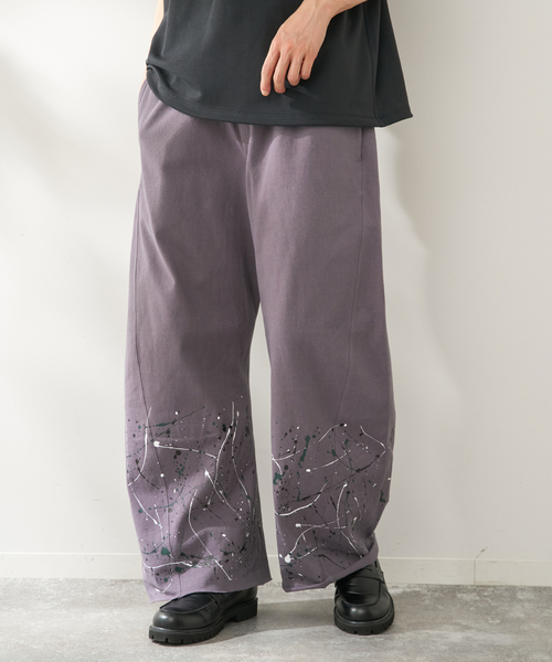 B.C STOCK（ベーセーストック）の「3D バギーテンジクペイントパンツ（その他パンツ・メンズ・グレー/ブラック系その他・MEDIUM/LARGE）」の5枚目の写真