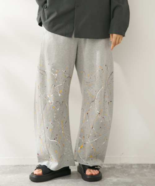 B.C STOCK（ベーセーストック）の「3D バギーテンジクペイントパンツ（その他パンツ・メンズ・グレー/ブラック系その他・MEDIUM/LARGE）」の9枚目の写真