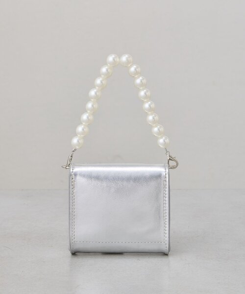 Kastane(カスタネ)の「【オケージョン対応】パールミニBAG(ショルダーバッグ・レディース・シルバー/ブラック/ミント・FREE)」の15枚目の写真