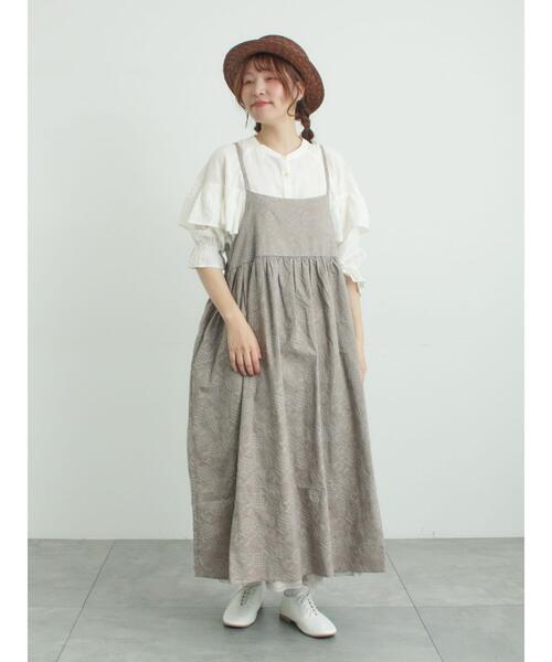 Samansa Mos2(サマンサ モスモス)の「【メルヘン×Samansa Mos2】総刺繍ワンピース(ワンピース・レディース・ブラック/モカ/オフホワイト・F)」の15枚目の写真