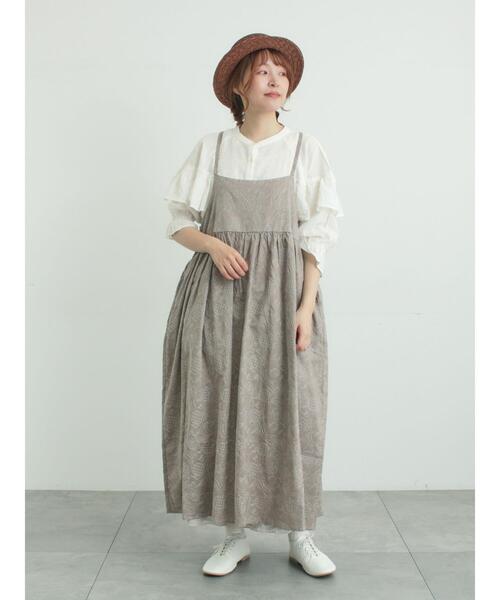 Samansa Mos2(サマンサ モスモス)の「【メルヘン×Samansa Mos2】総刺繍ワンピース(ワンピース・レディース・ブラック/モカ/オフホワイト・F)」の16枚目の写真