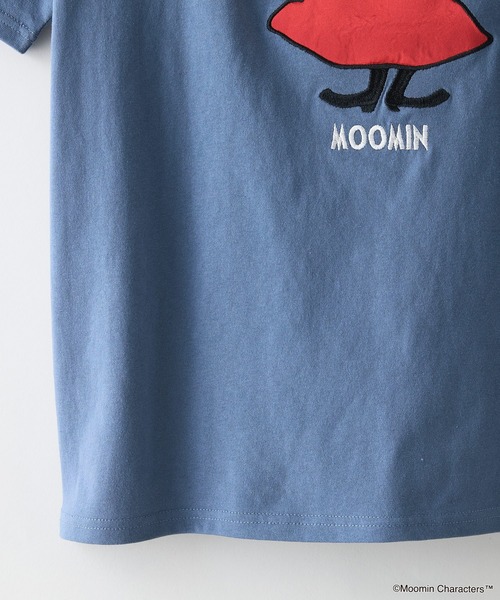 MOOMIN(ムーミン)の「【MOOMIN/ムーミン】 【綿100%のしっかりした生地】オリジナルデザイン キャラクター刺繍Tシャツ リトルミイ ニョロニョロ 大人カジュアル ユニセックス(Tシャツ/カットソー・メンズ・ブルー系その他/ブラック系その他2/ベージュ系その他2/ホワイト系その他・LARGE/MEDIUM/SMALL)」の11枚目の写真