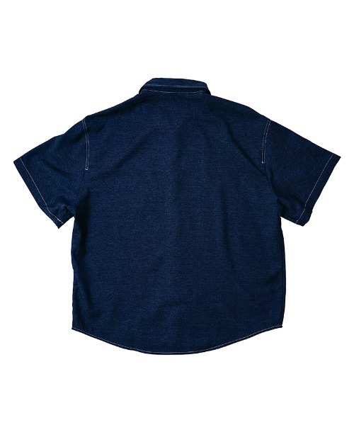 EFFECTEN（エフェクテン）の「mhs2654-Studs chambray shirts シャンブレーシャツ(efdig-03)（シャツ/ブラウス・メンズ・サックスブルー/インディゴブルー・M/L/XL）」の5枚目の写真