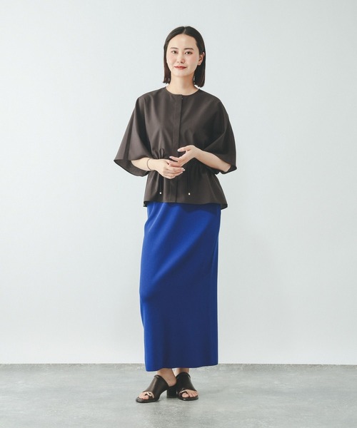 GLOBAL WORK(グローバルワーク)の「Airy Breezeブラウス/636702(シャツ/ブラウス・レディース・ホワイト/グレー/ドット/チャコールグレー・LARGE/MEDIUM)」の9枚目の写真