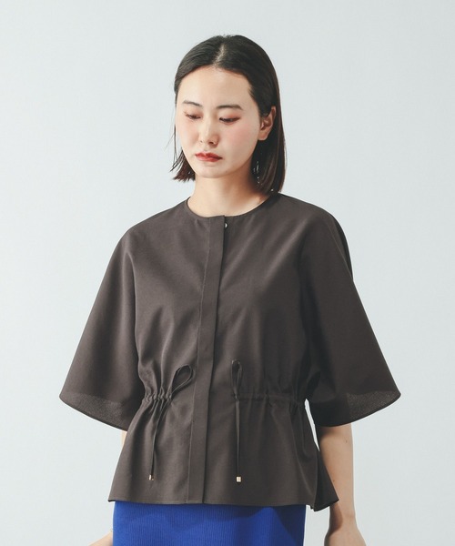 GLOBAL WORK(グローバルワーク)の「Airy Breezeブラウス/636702(シャツ/ブラウス・レディース・ホワイト/グレー/ドット/チャコールグレー・LARGE/MEDIUM)」の13枚目の写真
