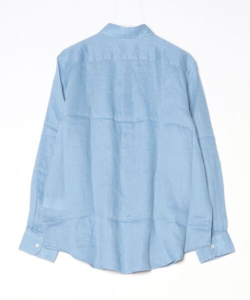 POLO RALPH LAUREN(ポロ ラルフ ローレン)の「クラシック フィット リネン シャツ(シャツ/ブラウス・レディース・ブルー・S/M/L/XS/XXS)」の2枚目の写真