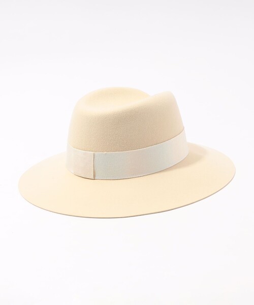 MAISON MICHEL（メゾンミッシェル）の「MAISON MICHEL Virginie Hat Felt ウールフェルト ハット（ハット・レディース・ホワイト・M）」の3枚目の写真