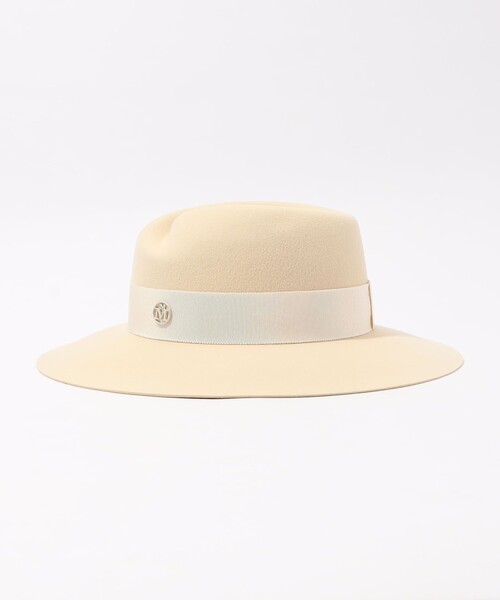 MAISON MICHEL（メゾンミッシェル）の「MAISON MICHEL Virginie Hat Felt ウールフェルト ハット（ハット・レディース・ホワイト・M）」の4枚目の写真