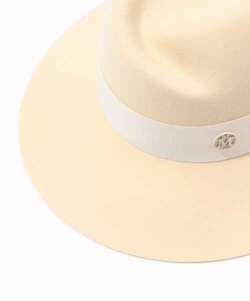 MAISON MICHEL（メゾンミッシェル）の「MAISON MICHEL Virginie Hat Felt ウールフェルト ハット（ハット・レディース・ホワイト・M）」の5枚目の写真