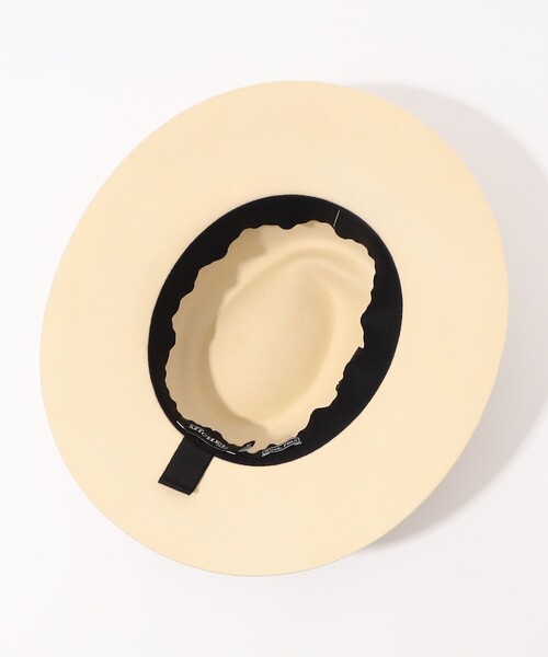 MAISON MICHEL（メゾンミッシェル）の「MAISON MICHEL Virginie Hat Felt ウールフェルト ハット（ハット・レディース・ホワイト・M）」の8枚目の写真