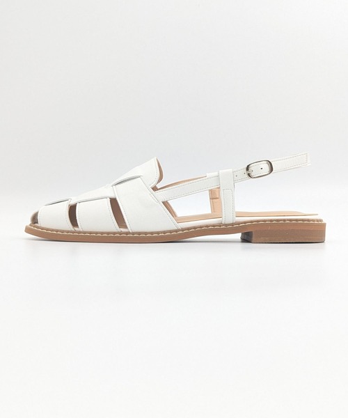 HIPS(ヒップス)の「バックベルトグルカサンダル(サンダル・レディース・ブラック/ホワイト・22.5cm/23cm/23.5cm/24cm/24.5cm)」の7枚目の写真