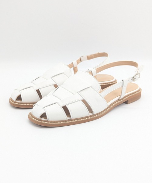 HIPS(ヒップス)の「バックベルトグルカサンダル(サンダル・レディース・ブラック/ホワイト・22.5cm/23cm/23.5cm/24cm/24.5cm)」の5枚目の写真