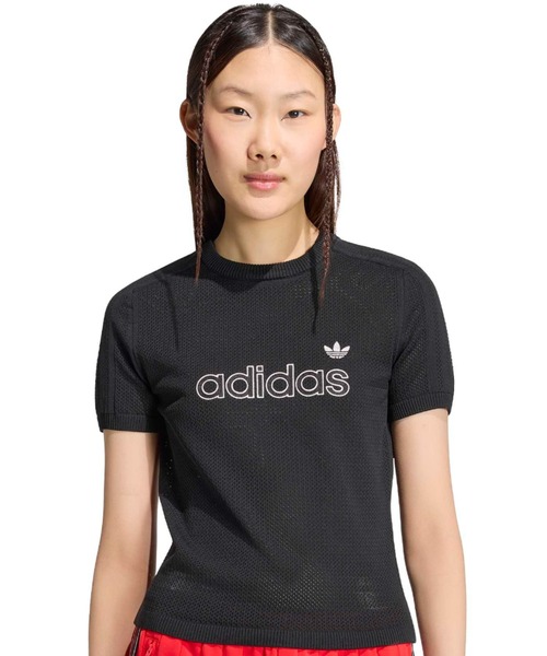 adidas MESH CALI TEE / アディダス メッシュ カリ Tシャツ（ニット