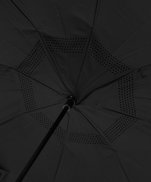 UNITED ARROWS(ユナイテッドアローズ)の「【別注】<GODO DESIGN>GYAKUSOL LONG/晴雨兼用 長傘(長傘・メンズ・ブラック/シルバー・FREE)」の10枚目の写真