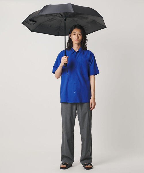 UNITED ARROWS(ユナイテッドアローズ)の「【別注】<GODO DESIGN>GYAKUSOL LONG/晴雨兼用 長傘(長傘・メンズ・ブラック/シルバー・FREE)」の12枚目の写真